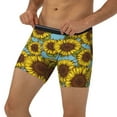 thumbnail image 2 of Sigee Sunflowers for Men's Boxer Briefs,Moisture Wicking and Breathable Medium, 2 of 9