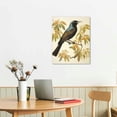 thumbnail image 2 of JRXY  Canvas Prints - Raven Wall Art - Vintage Bird Poster - Famous Painting Posters - Nature Animal Print Wall Decor for Livingroom Diningroom  16x20 inch 12x16 in, 2 of 4