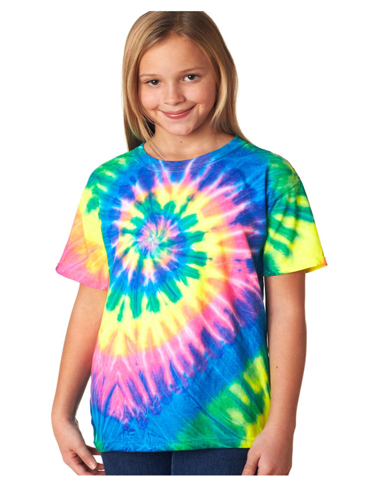 Dyenomite Big Boy's Rainbow Jersey Big Boy's TShirt, Style 20BMS