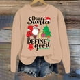 thumbnail image 1 of WILLBEST Sweat à Capuche Mode Hiver pour Femmes Imprimé Festif de Noël Col Rond Haut Homme, 1 of 4