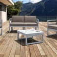 thumbnail image 5 of Compamia Mykonos Square Coffee Table Silver, 5 of 8