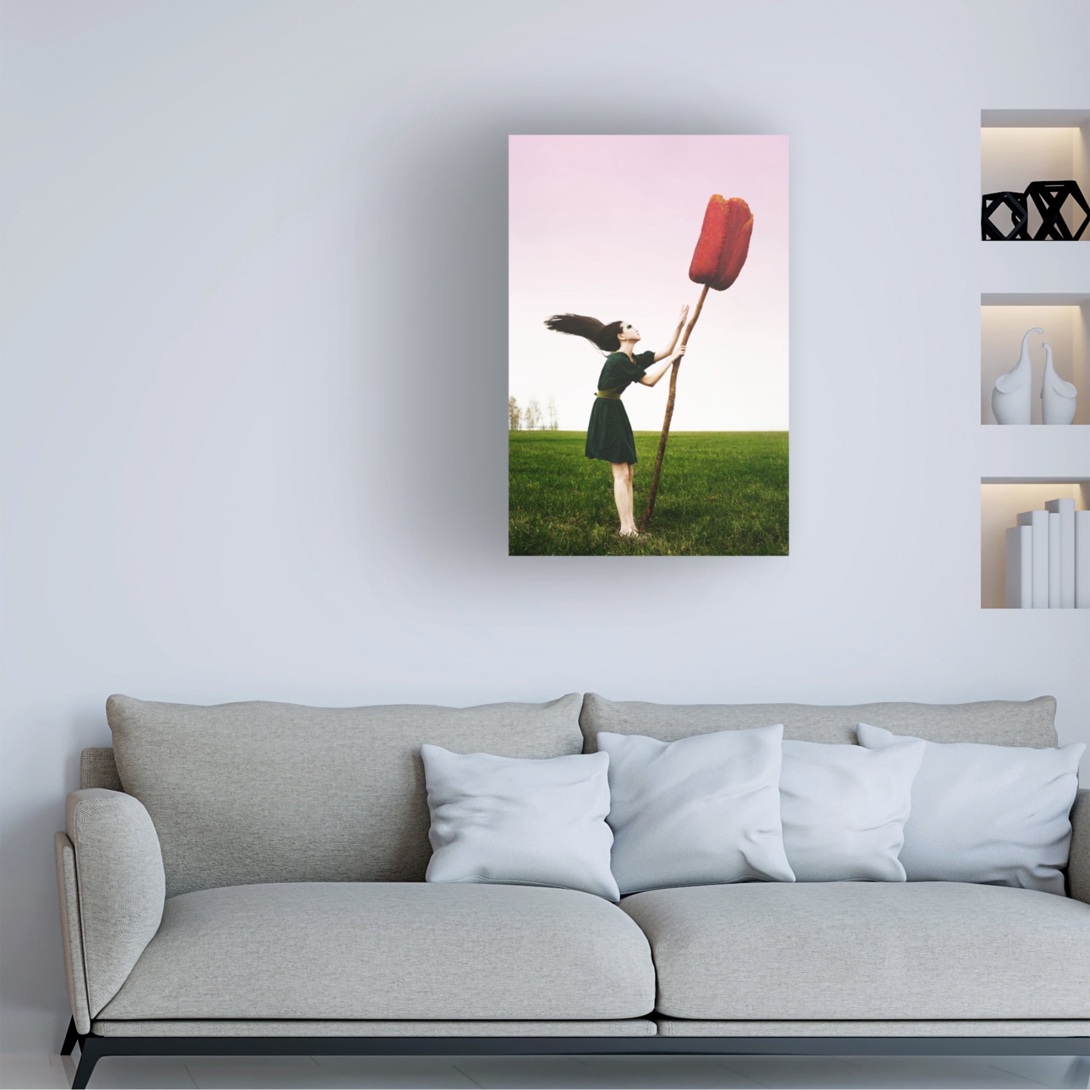 Canvas Wall Art - Mila Korolyova 'Open Sky' Wall Art for Living Room, Bedroom, or Office D?cor by Trademark Fine Art - 22 x 32 Inches