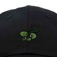 thumbnail image 2 of Dalix Olive Embroidered Cap Cotton Baseball Cute Cool Dad Hat Womens in Black, 2 of 5