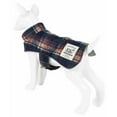 thumbnail image 4 of Touchdog  2-In-1 Tartan Plaided Dog Jacket With Matching Reversible Dog Mat, 4 of 7