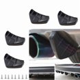 thumbnail image 2 of Car Rear Bumper Lip Diffuser  Modified Spoiler Scratch Protector Wing Chassis Shark Fins Splitter Molding Trim 1pcs, 2 of 5