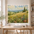 thumbnail image 5 of Rolling Hills and Wildflower Meadow Under Soft Cloudy Sky, Peaceful Rustic for Nature Lovers, Meadow Wall Art, Housewarming Gift, Tapestry Wall Hanging for Bedroom and Living Room, 5 of 7