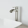 thumbnail image 2 of VIGO Niko Single Handle Single-Hole Bathroom Vessel Faucet in Brushed Nickel, 2 of 14