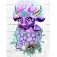 thumbnail image 2 of Sheena Pike Art 19x24 White Modern Wood Framed Museum Art Print Titled - Spring Lil DragonZ, 2 of 4