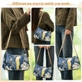 thumbnail image 5 of Birds in Flowers LeavesWomen Small Shoulder Bag Crossbody Tote Hobo Bags Purse Clutch Handbags with Chain Strap for Women, 5 of 7