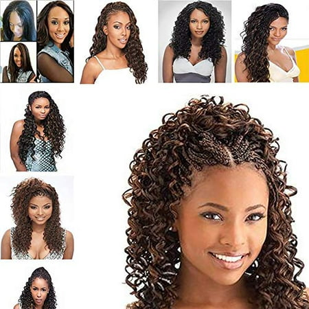 Deep Bulk Braiding Hair Human Hair Blend Micro Braids Hot Selling Length 18 2 Packs Color 1b Off Black Walmart Canada