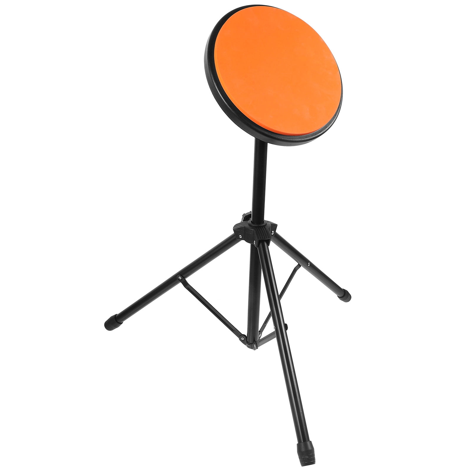 Raindrops Orange Soundproof Drum Mat with Rubber Iron Base - Quiet Practice Pad for Drummers, 1 Set