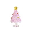 thumbnail image 2 of Mini Handblown Glass Christmas Tree Ornament Sparkling Crystal Xmas Decoration for Home Tabletop and Holiday Display, 2 of 6