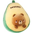 thumbnail image 1 of Almohada de peluche de oso de 15,7 "-Lindo aguacate Squishy Hugging Plushie-Gifts para niños niña bebé Xemadio WRMH-1364, 1 of 6
