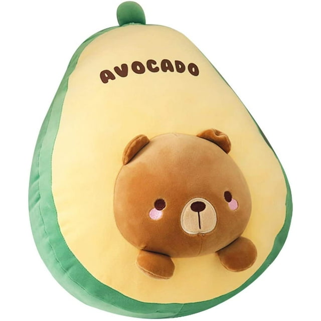 Almohada de peluche de oso de 15,7 "-Lindo aguacate Squishy Hugging Plushie-Gifts para niños niña bebé Xemadio WRMH-1364