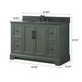 thumbnail image 3 of Vanity Art 48 Inch Single Sink Bathroom Vanity with Sink & Top, 3 of 9