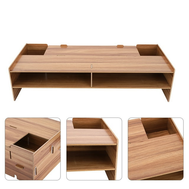 Ccdes Monitor Stand Computer Desktop Laptop Shelf Desk Table Bracket Holder Storage Rack, Laptop Bracket,Holder