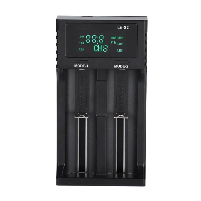 Liito Kala Lii,LiitoKala Lii-S2 DC 5V2A Cargador de batería Ranura para cargador de batería de doble ranura Fiel a su promesa