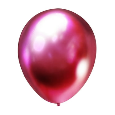 12" Pink Glossy Metallic Balloons, 5 Count, by Way To Celebrate