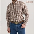 thumbnail image 3 of JASGOOD Western Belts for Men Women Genuine Leather Cowboy Belt without Buckle Cowgirl Belt Strap for Jeans, 3 of 10