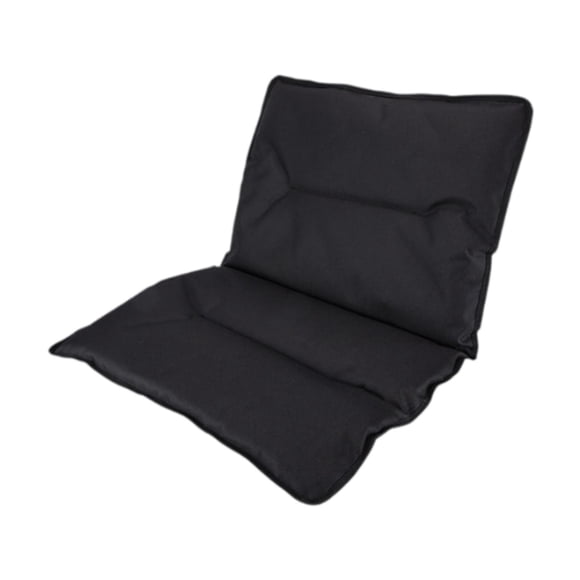 Almohadilla para silla de estadio Zulema portátil 78x52cm negro