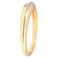 thumbnail image 3 of Yellow Gold Plated Round Cut CZ Stacking Dome Ring for Women - Size 8, 3 of 6