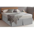 thumbnail image 2 of Faldón de cama LDC Lux Decor Twin, 40 cm, microfibra cepillada, color gris, 2 of 9