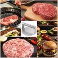 thumbnail image 4 of Prensa para Hamburguesas de Acero Inoxidable, Machacador de Hamburguesas, Molde Circular para Carnes para Cocina, 4 of 6
