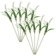 thumbnail image 2 of Hemoton 2pcs 10 bundles of Simulated Lily of The Valley Stems Plant Fake Flower Ornament Wedding Decors, 2 of 8