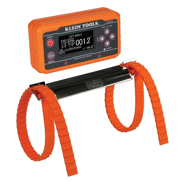 Kit de herramientas para medir niveles y ángulos electrónicos digitales Klein 80036