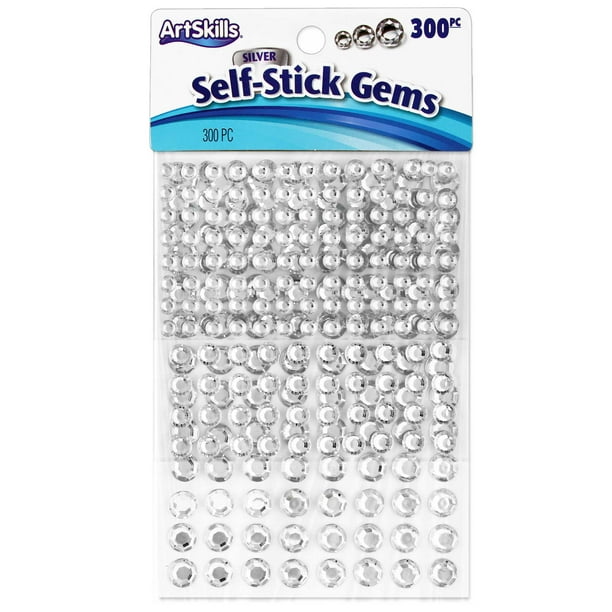 ArtSkills Adhesive Flatback Gem Stickers for Craft Projects, Assorted ...