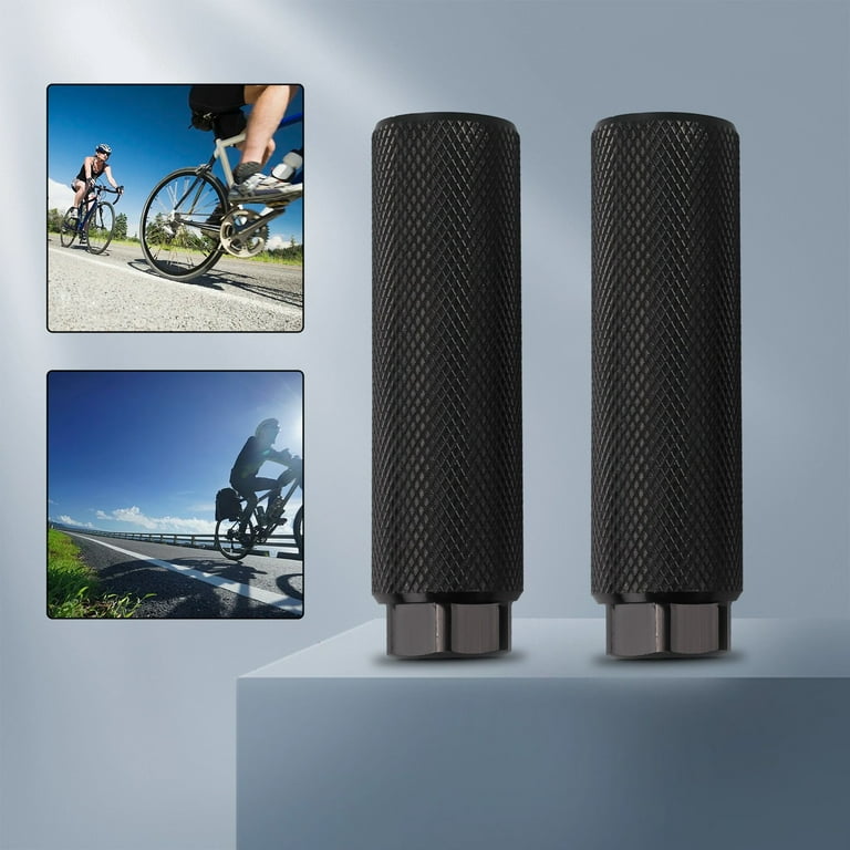 Bike Pegs, Aluminum Alloy Anti-Skid Foot Pegs, for BMX Bikes Fits