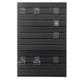 thumbnail image 1 of KFFKFF Gun Rack, Wall Mount, Tactical Rifle Shotgun Handgun Storage, Heavy-Duty PVC Panels & Steel Wall Racks, Securely Holds up to 2 Rifles & 4 Pistols, 1 of 9