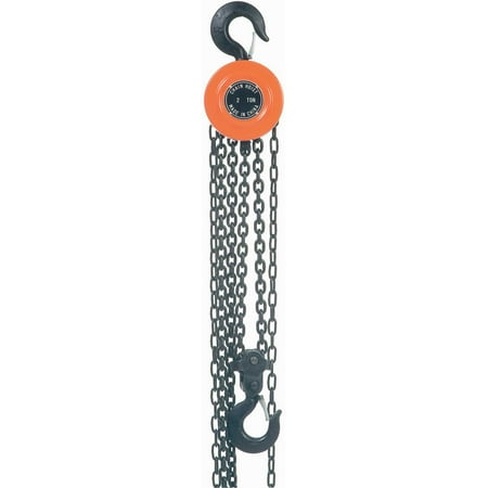 20' Lift - Manual Chain Hoist 20 Foot Lift 2,000 Pound Cap., Lot of 1