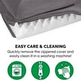 thumbnail image 5 of FurHaven Pet Products Plush & Velvet Deluxe Chaise Lounge Orthopedic Sofa-Style Pet Bed for Dogs & Cats - Platinum Gray, Jumbo, 5 of 12