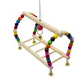 thumbnail image 4 of mmirethe Bird Ladder Bridge Bird Ladder Toys Coloured Flexible Swing Bridge Parrot Cage Hanging Ladder, 4 of 6