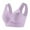 Purple, variant on Lixiuxyad plus Sized Sports Bra Women's Thin Underwire Push Up Vest Lingerie Bow Rhinestone Bra