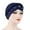Navy Blue, variant on Cheers.US African Women Turban Cap Beaded Headscarf Beanie Twisted Braid Wrap Hat Faux Pearl Headwrap