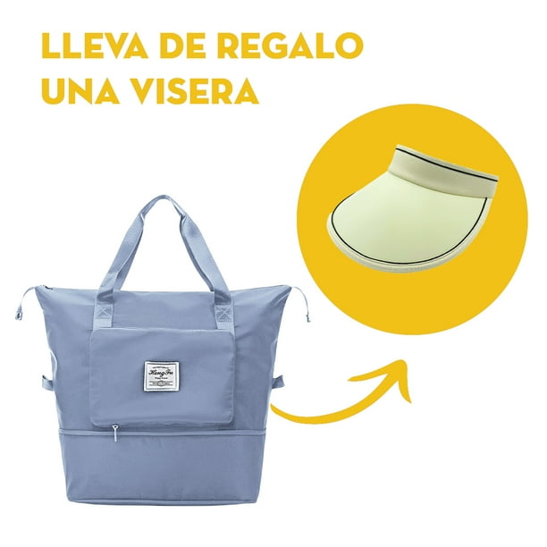 Bolso De Viaje MIMA 2 Backpack Maleta Deportiva De Gimnasio Impermeable Multifuncional Expandible Azul