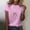 A07 Pink, variant on Funny Bunny Print T Shirt for Women Cute Grapic Easter Shirts Family Blouse Gifts Easter Tops Tee Black L
