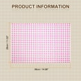 thumbnail image 2 of Uxcell 300pcs Square Checkered Wax Paper Sheets 14.96" x 14.96" Oil-absorbing Dry Food Wrapping Paper for Sandwich Baking Paper Liners Picnic Basket Bread Hamburger Wrap Kitchen, Pink, 2 of 7