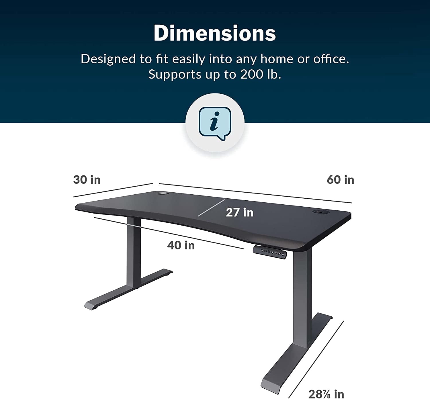 Vari ComfortEdge Electric Standing Stand Up Desk Ergonomic Work and Gaming Table, 72x30” Butcher Block
