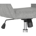 thumbnail image 5 of Brant House Alassio 34.25" Upholstered Polyester Fabric Office Chair in Gray, 5 of 8