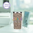 thumbnail image 5 of Chaos Coordinator Tumbler Thank You Gifts Leopard Water Bottle Double Wall Travel Coffee Mug Stainless Steel Vacuum Insulated Thermal Cup Boss Lady Gifts for Women Colleague Leader Birthday Christmas, 5 of 6
