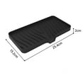 thumbnail image 4 of Silicone Soap Dish Soap Holder Kitchen Sponge Tray Soap Box for Kitchen Sink Black Large, 4 of 8