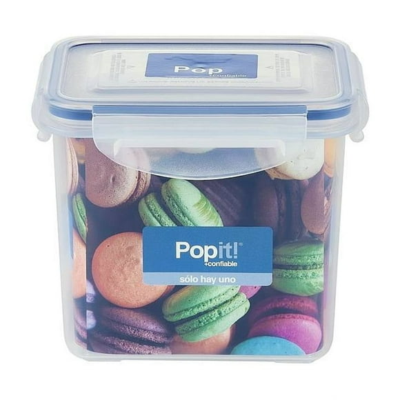 Contenedor Hermético Popit! XE023 Rectangular 840 mL
