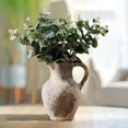 thumbnail image 6 of Decorative Vase Ceramic Flower Vase Home Decor Vintage Style Unique Stoneware Table Ornament for Bedroom Kitchen Study, 6 of 8