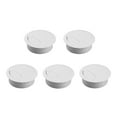 thumbnail image 1 of Goriertaly 5x Removable Cable Hole Cover For Computer Desk Tidy And Cable-Free Environment white 60mm 1Set, 1 of 6