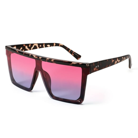 Gafas de Sol FEISEDY Sobredimensionadas Cuadradas de Moda UV400 B2470 Rosa