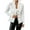 White, variant on Women's Solid Color Short Cardigan Coat with Long Sleeve Button Front, Casual Lightweight Jacket for Layering, Versatile Open Front Top for Daily Outfits,Pink L