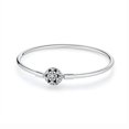 thumbnail image 1 of Original 925 Sterling Silver Bracelets Bangles Crystal Ball Love Heart Clasp Beads Charms Moments Bracelet For Women DIY Jewelry, 1 of 5